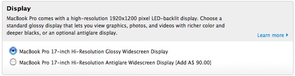 $90 more for a matte screen? GTFO.