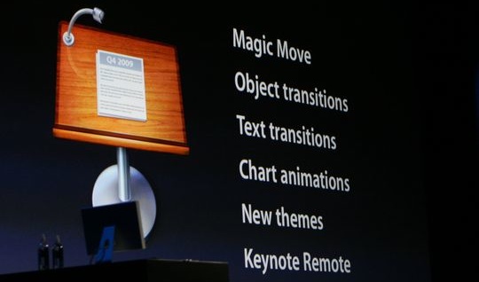 New features in Keynote 09