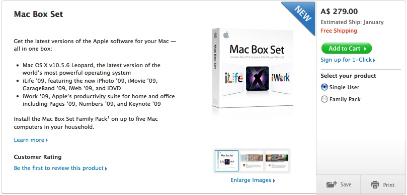They should have called it the Macs Box Set, as in Max. Box. Set.