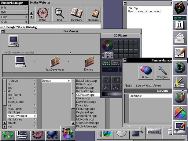 NeXTSTEP GUI