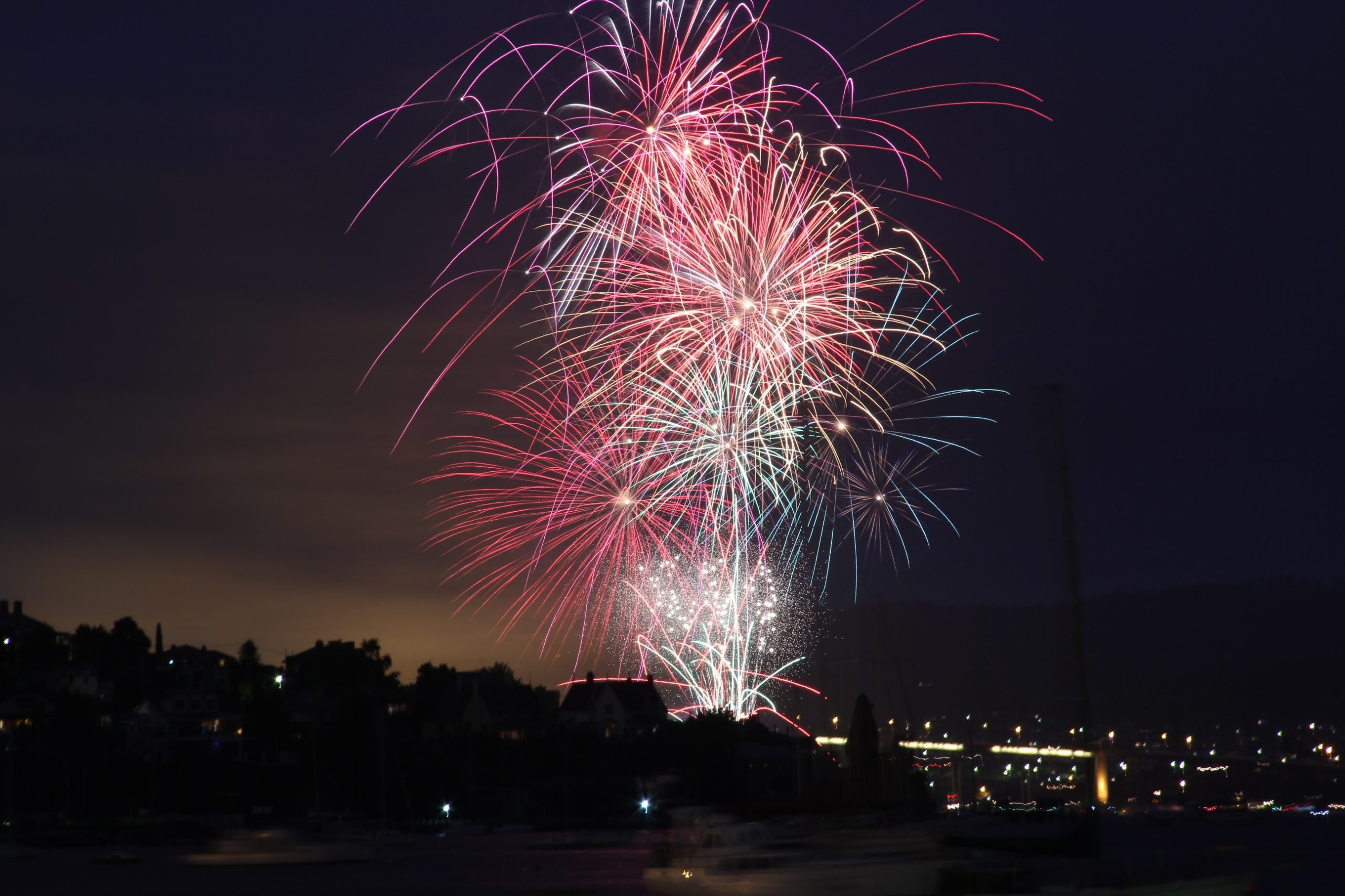 Family fireworks from Wrest Point