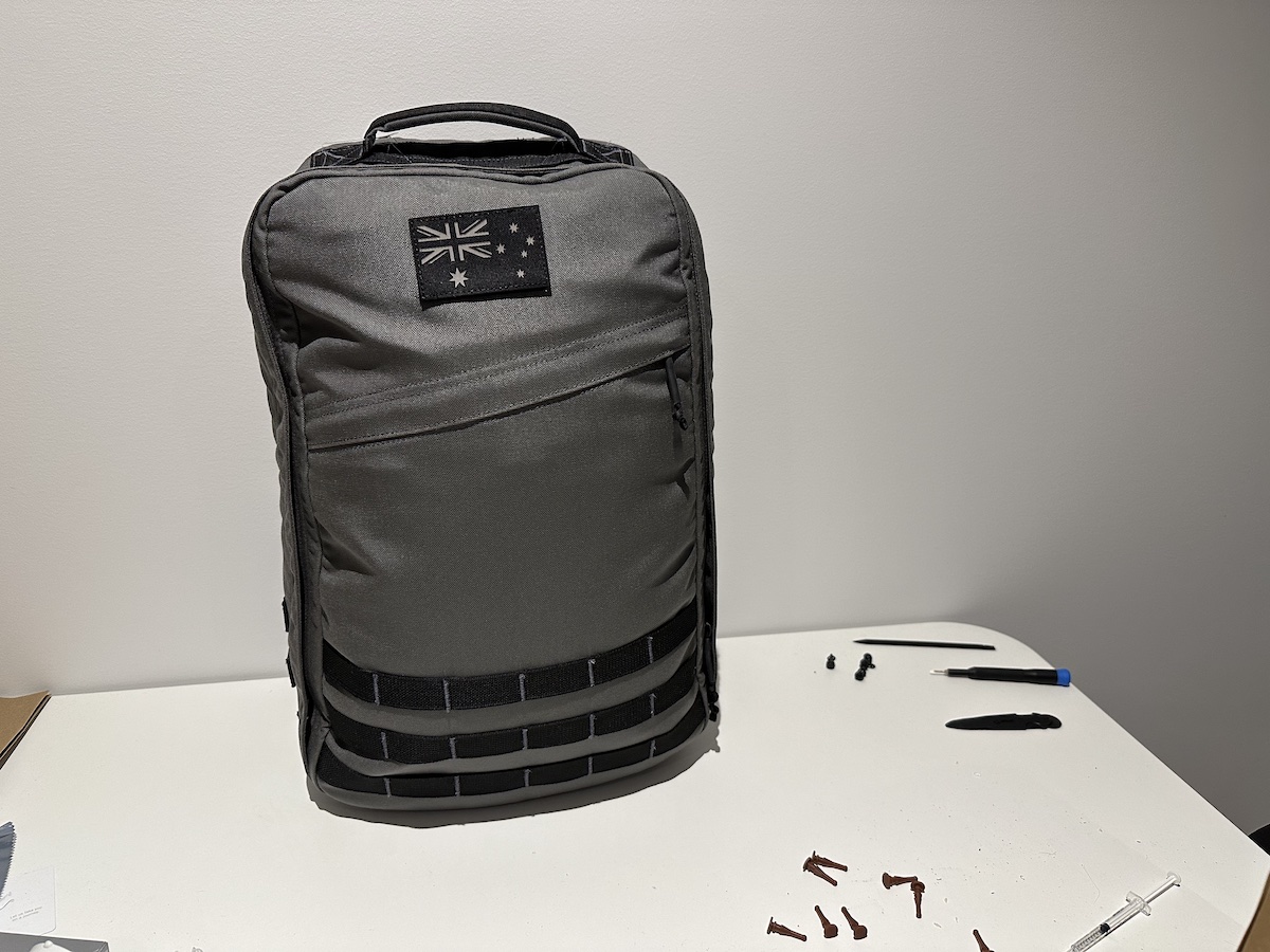 The Goruck GR1 backpack